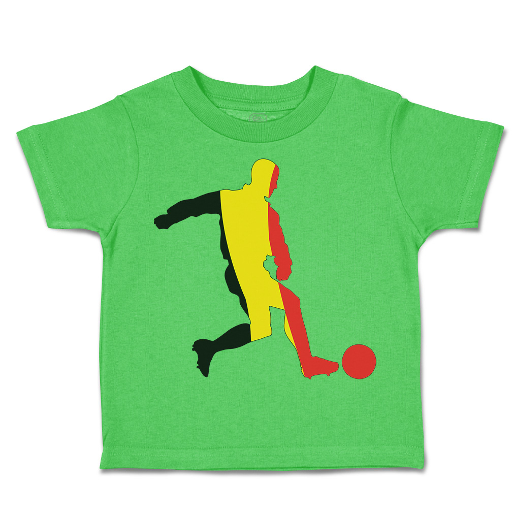 Toddler T-Shirt Soccer Player Belgium Sports Soccer Euro Cup Boy & Girl Clothes - Picture 34 of 39