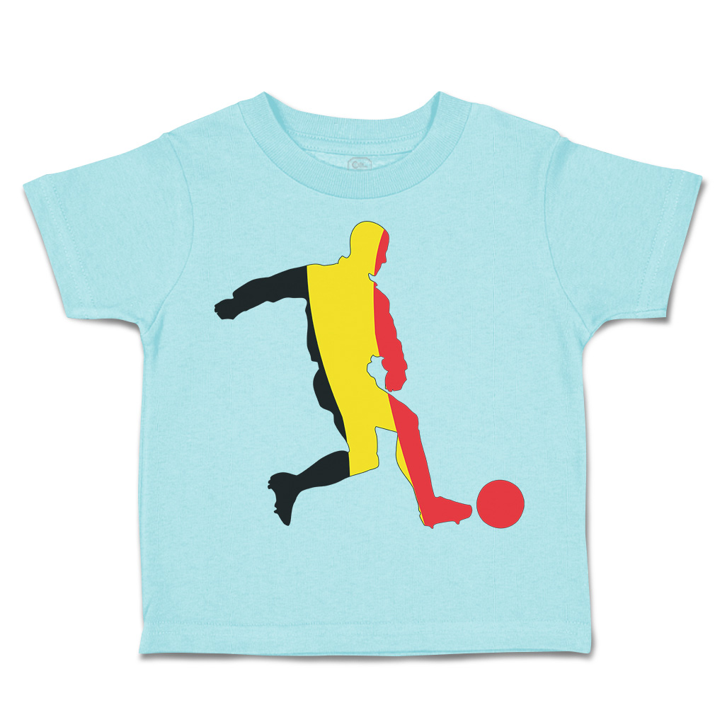 Toddler T-Shirt Soccer Player Belgium Sports Soccer Euro Cup Boy & Girl Clothes - Picture 18 of 39