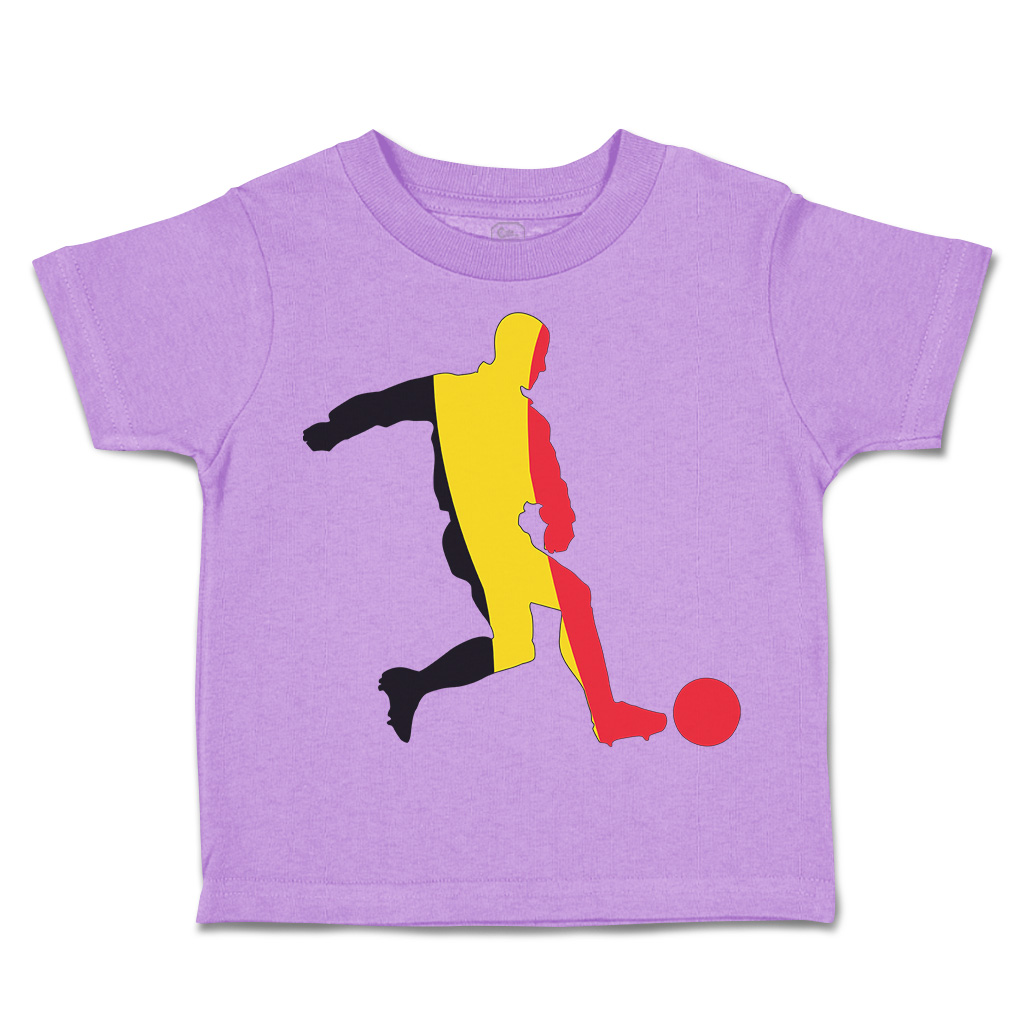 Toddler T-Shirt Soccer Player Belgium Sports Soccer Euro Cup Boy & Girl Clothes - Picture 30 of 39