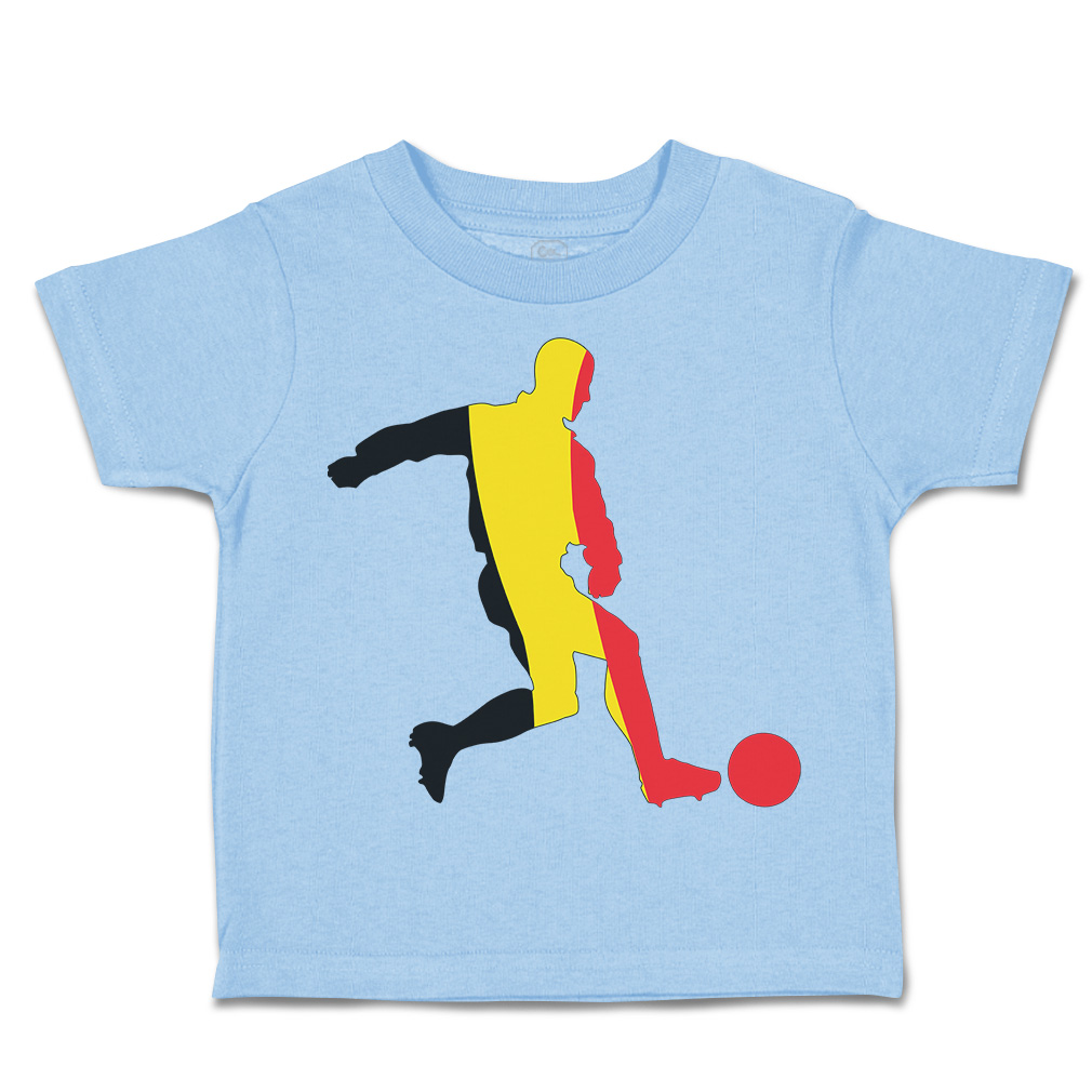 Toddler T-Shirt Soccer Player Belgium Sports Soccer Euro Cup Boy & Girl Clothes - Picture 14 of 39
