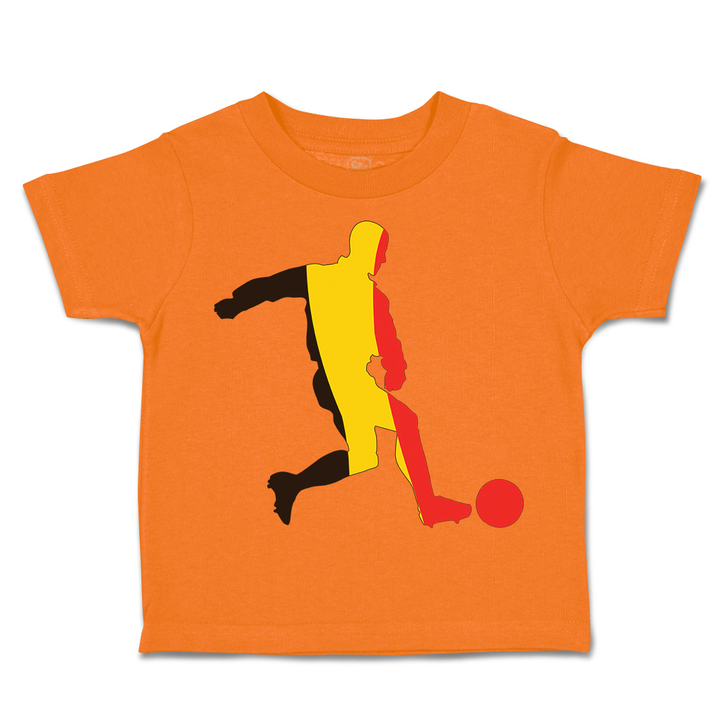 Toddler T-Shirt Soccer Player Belgium Sports Soccer Euro Cup Boy & Girl Clothes - Picture 24 of 39