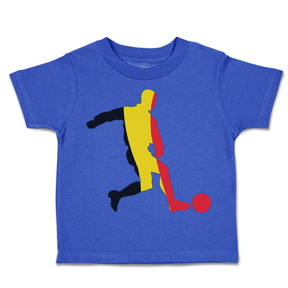 Toddler T-Shirt Soccer Player Belgium Sports Soccer Euro Cup Boy & Girl Clothes - Picture 12 of 39