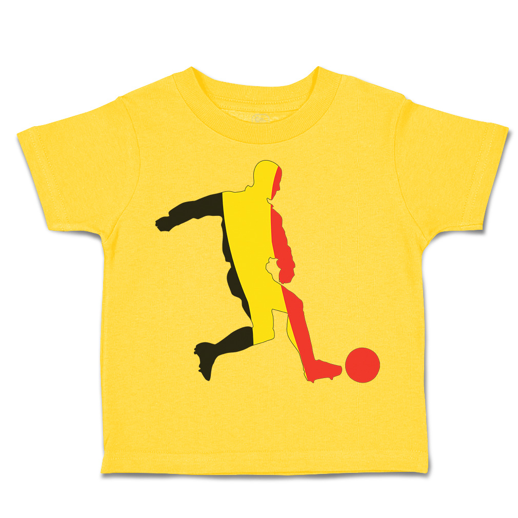 Toddler T-Shirt Soccer Player Belgium Sports Soccer Euro Cup Boy & Girl Clothes - Picture 32 of 39