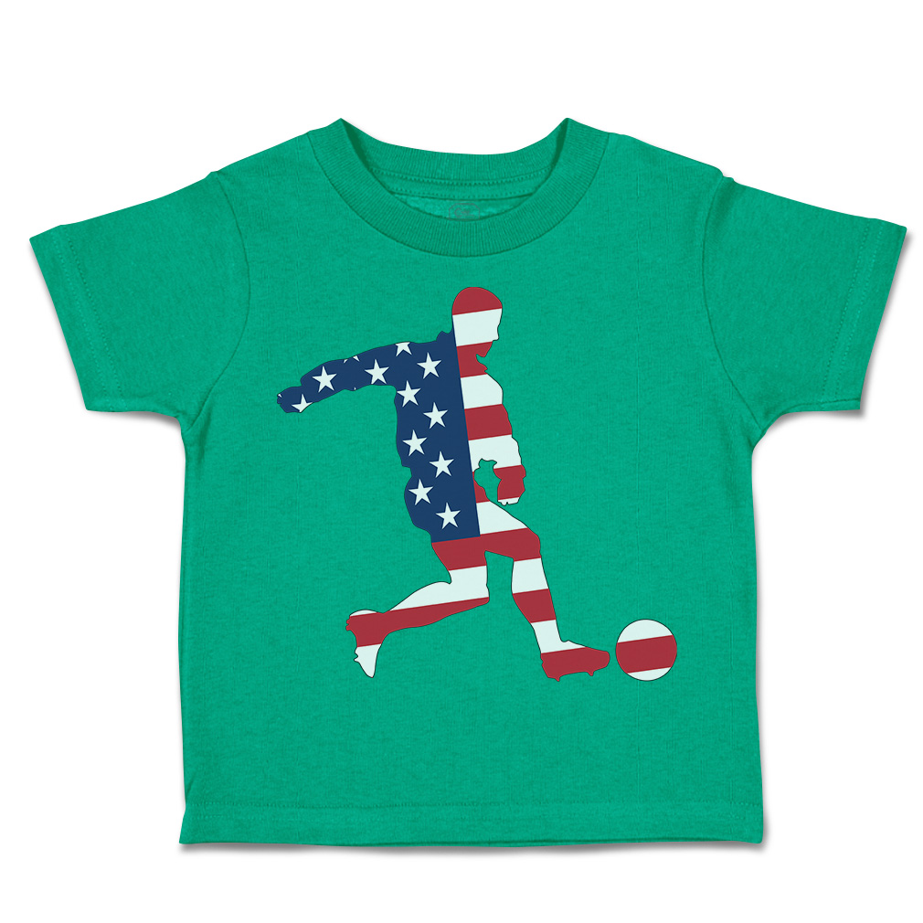 Toddler T-Shirt Soccer Player Usa Sports Soccer America Cup Boy & Girl Clothes - Picture 36 of 39