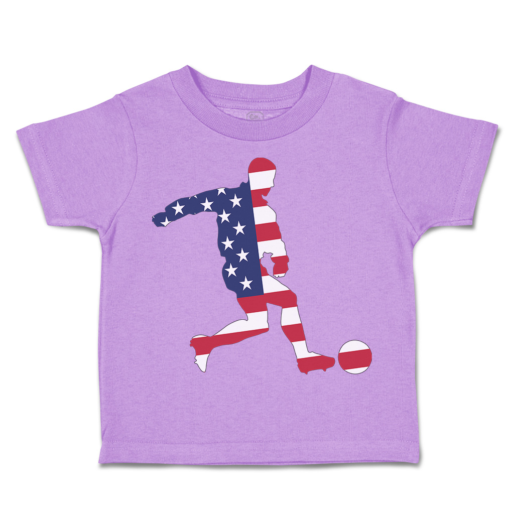 Toddler T-Shirt Soccer Player Usa Sports Soccer America Cup Boy & Girl Clothes - Picture 30 of 39