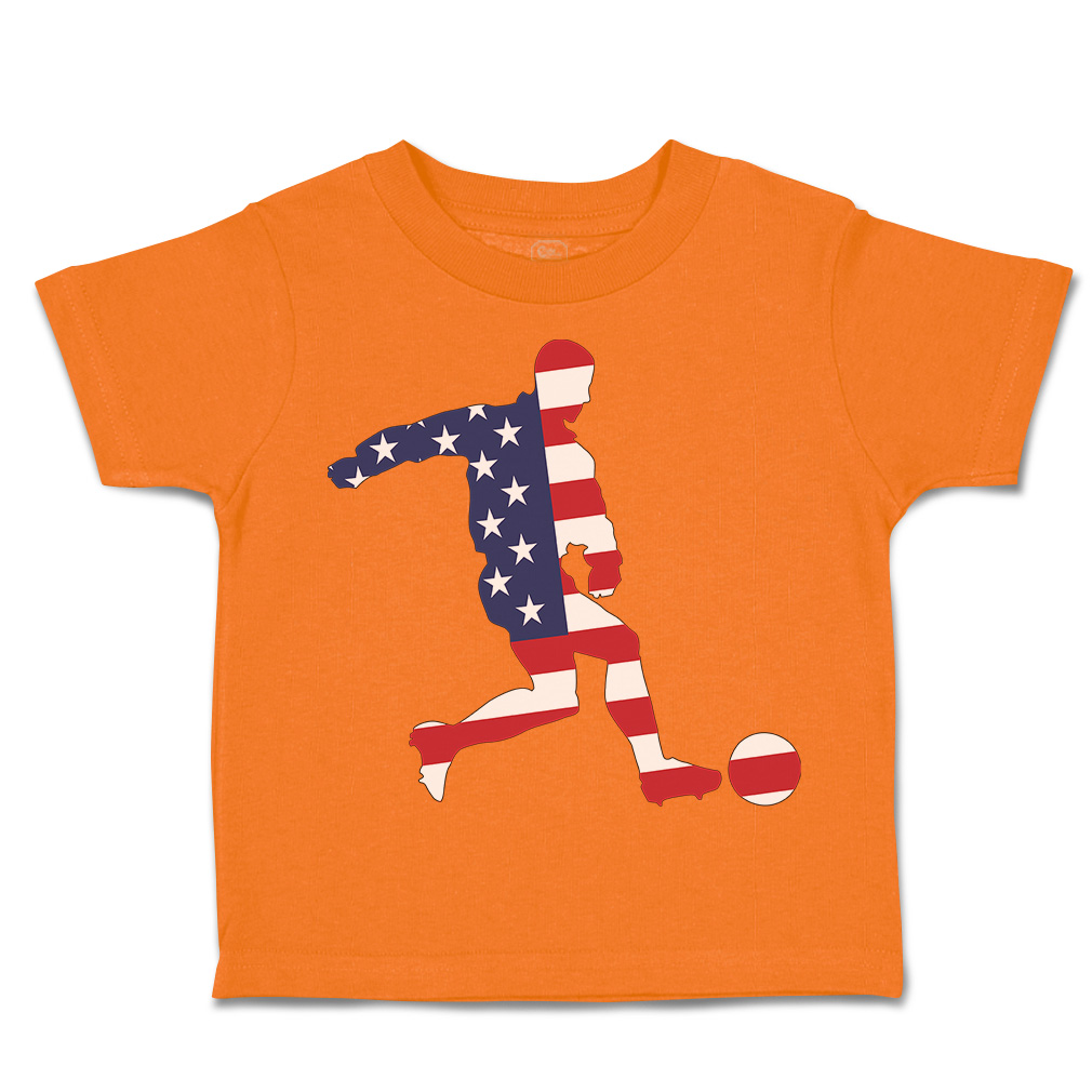 Toddler T-Shirt Soccer Player Usa Sports Soccer America Cup Boy & Girl Clothes - Picture 24 of 39