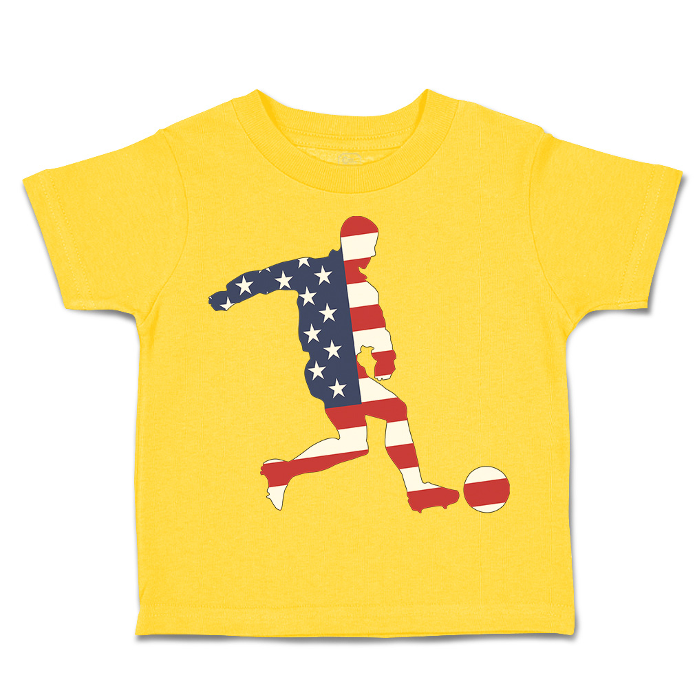 Toddler T-Shirt Soccer Player Usa Sports Soccer America Cup Boy & Girl Clothes - Picture 32 of 39