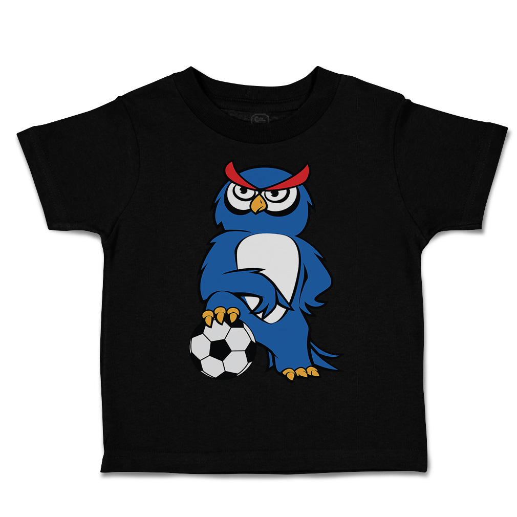 Toddler T-Shirt Owl Football Sports Football Euro Cup Boy & Girl Clothes Cotton - Picture 8 of 39