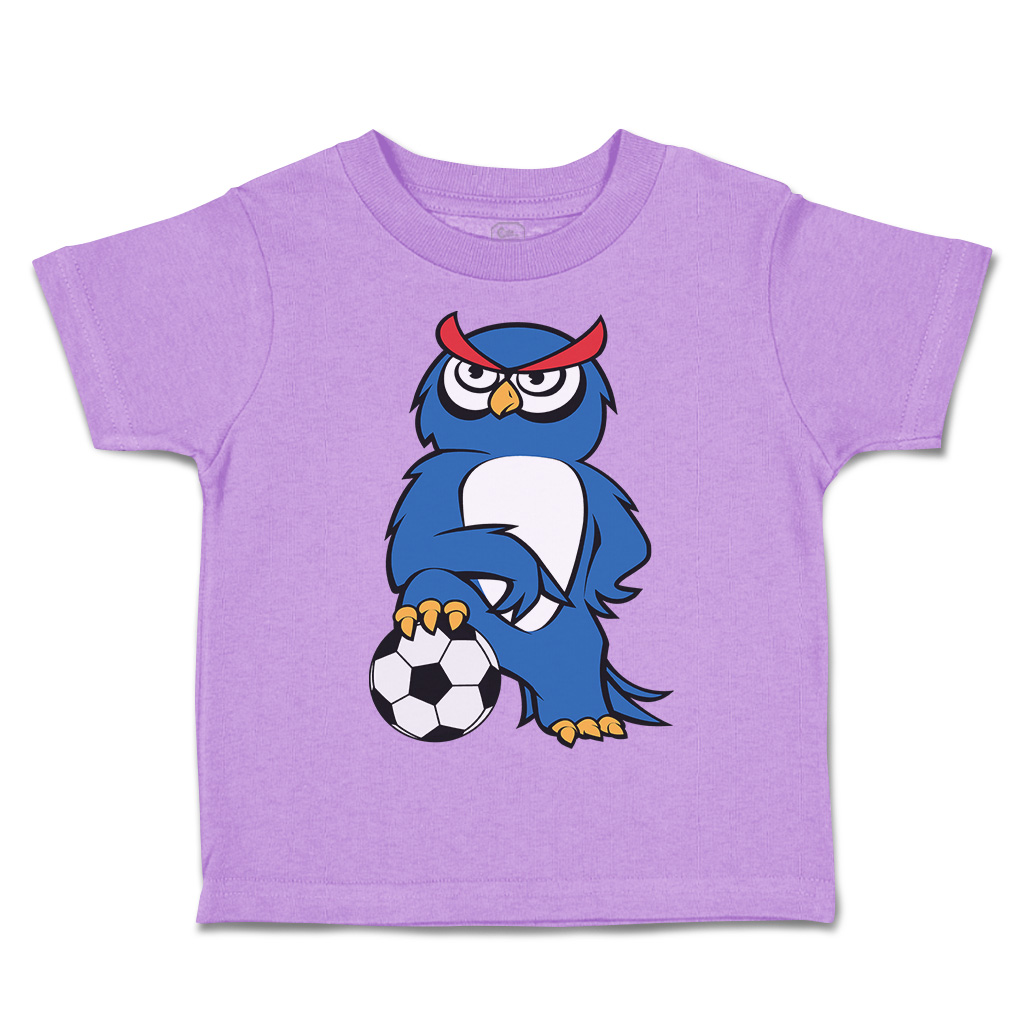 Toddler T-Shirt Owl Football Sports Football Euro Cup Boy & Girl Clothes Cotton - Picture 30 of 39