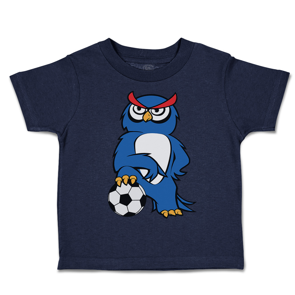 Toddler T-Shirt Owl Football Sports Football Euro Cup Boy & Girl Clothes Cotton - Picture 10 of 39