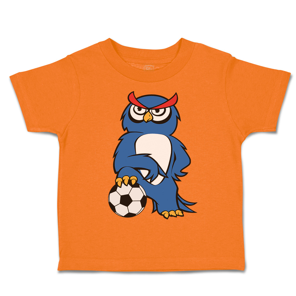 Toddler T-Shirt Owl Football Sports Football Euro Cup Boy & Girl Clothes Cotton - Picture 24 of 39