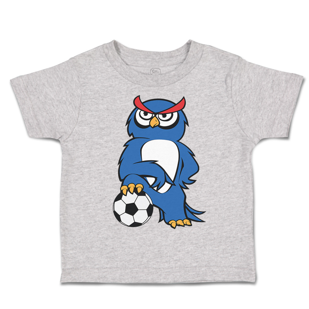Toddler T-Shirt Owl Football Sports Football Euro Cup Boy & Girl Clothes Cotton - Picture 6 of 39