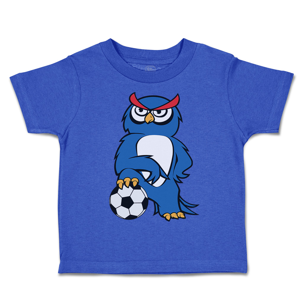 Toddler T-Shirt Owl Football Sports Football Euro Cup Boy & Girl Clothes Cotton - Picture 12 of 39