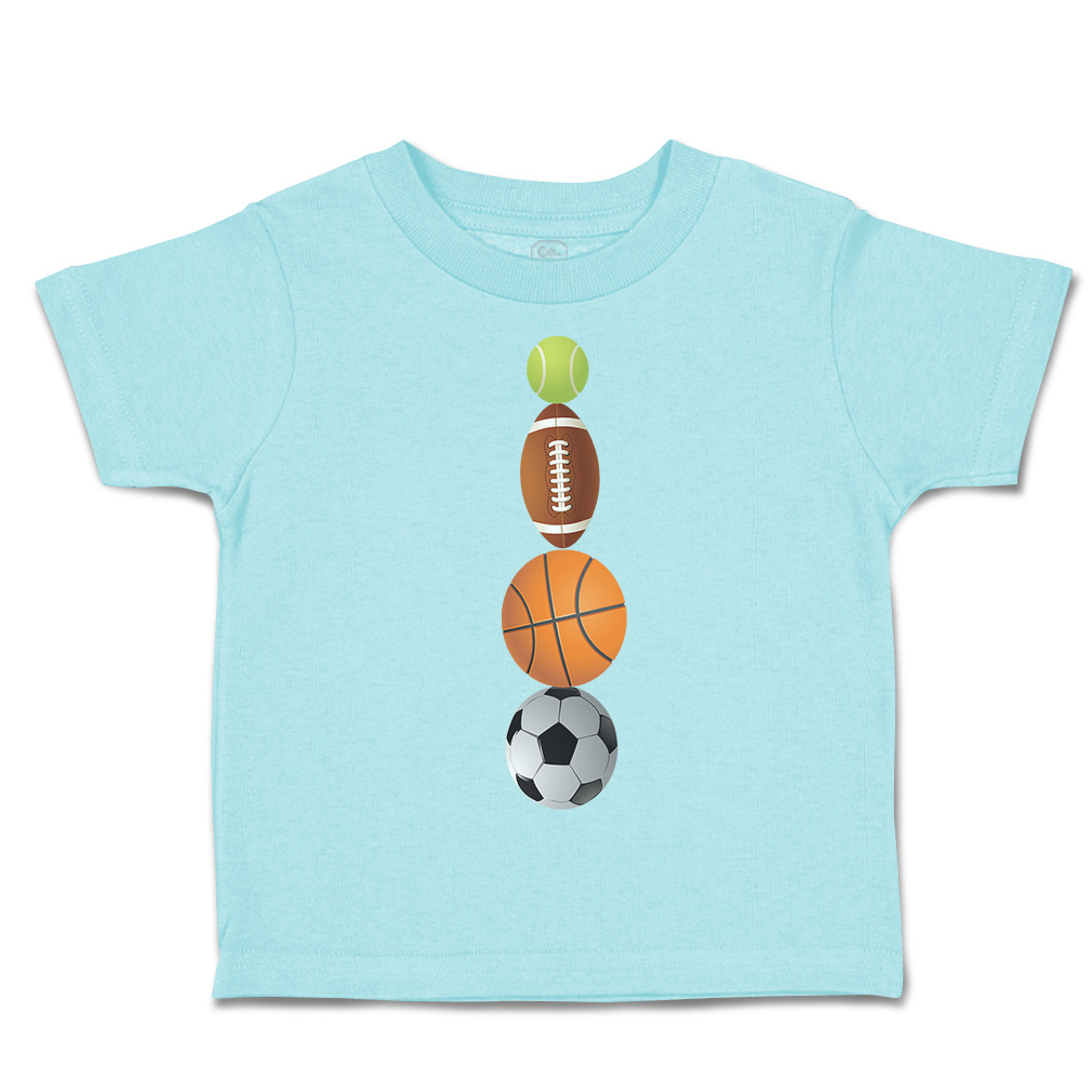 Toddler T-Shirt Tennis Football Basketball Soccer Ball Sports Others Olympics - Picture 18 of 39