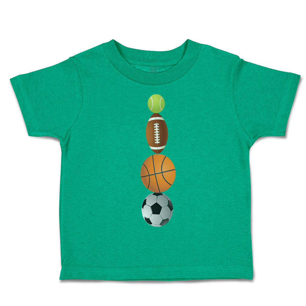 Toddler T-Shirt Tennis Football Basketball Soccer Ball Sports Others Olympics - Picture 36 of 39