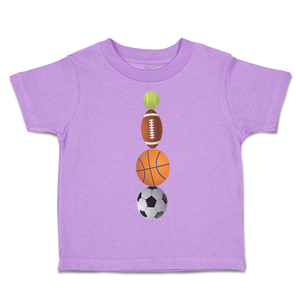 Toddler T-Shirt Tennis Football Basketball Soccer Ball Sports Others Olympics - Picture 30 of 39