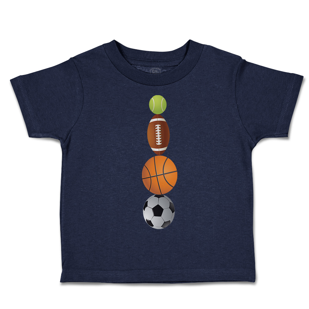 Toddler T-Shirt Tennis Football Basketball Soccer Ball Sports Others Olympics - Picture 10 of 39