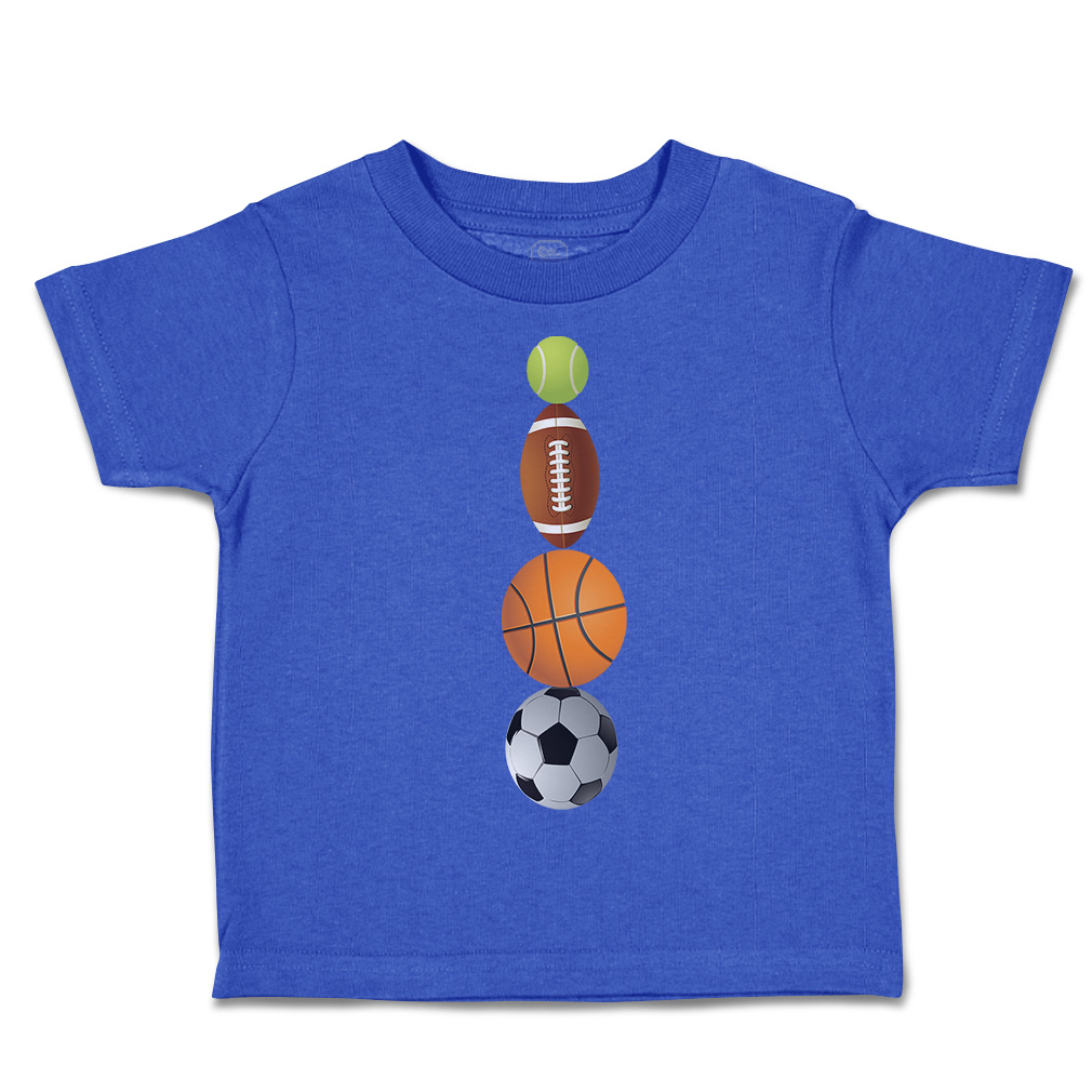 Toddler T-Shirt Tennis Football Basketball Soccer Ball Sports Others Olympics - Picture 12 of 39