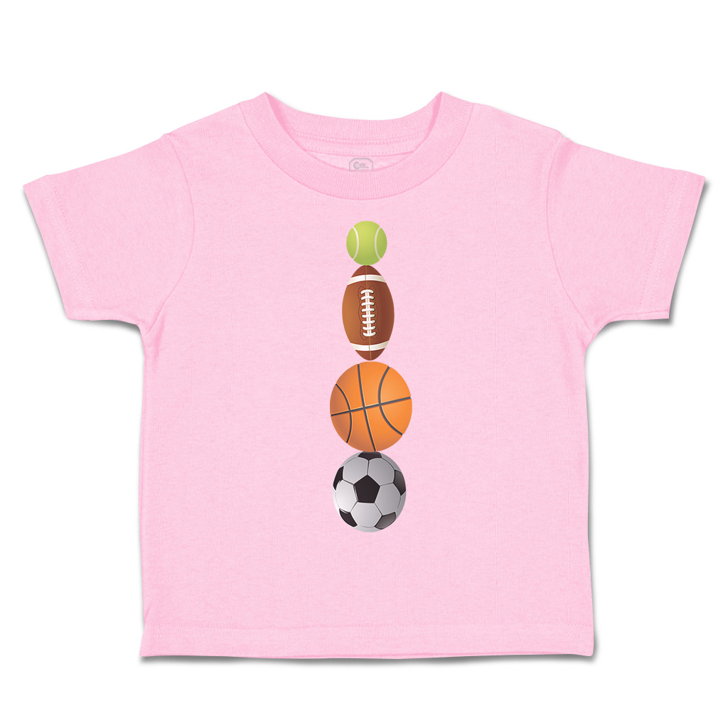 Toddler T-Shirt Tennis Football Basketball Soccer Ball Sports Others Olympics - Picture 20 of 39