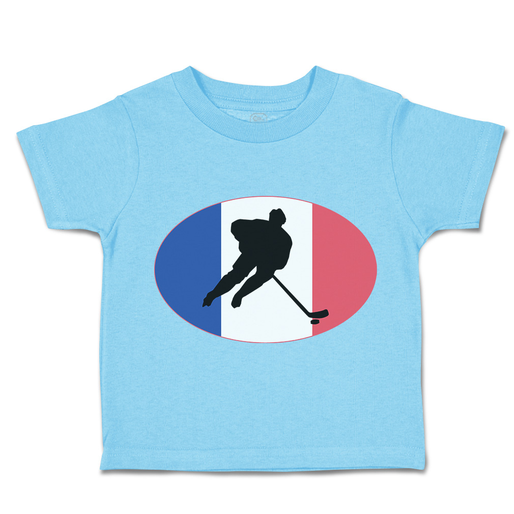 Toddler T-Shirt Hockey Player France Sports Hockey Olympics Boy & Girl Clothes - Picture 16 of 39