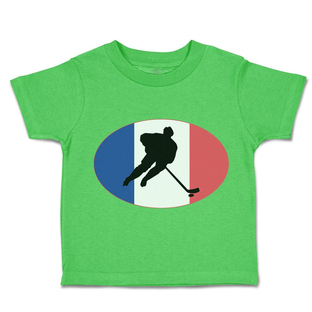 Toddler T-Shirt Hockey Player France Sports Hockey Olympics Boy & Girl Clothes - Picture 34 of 39