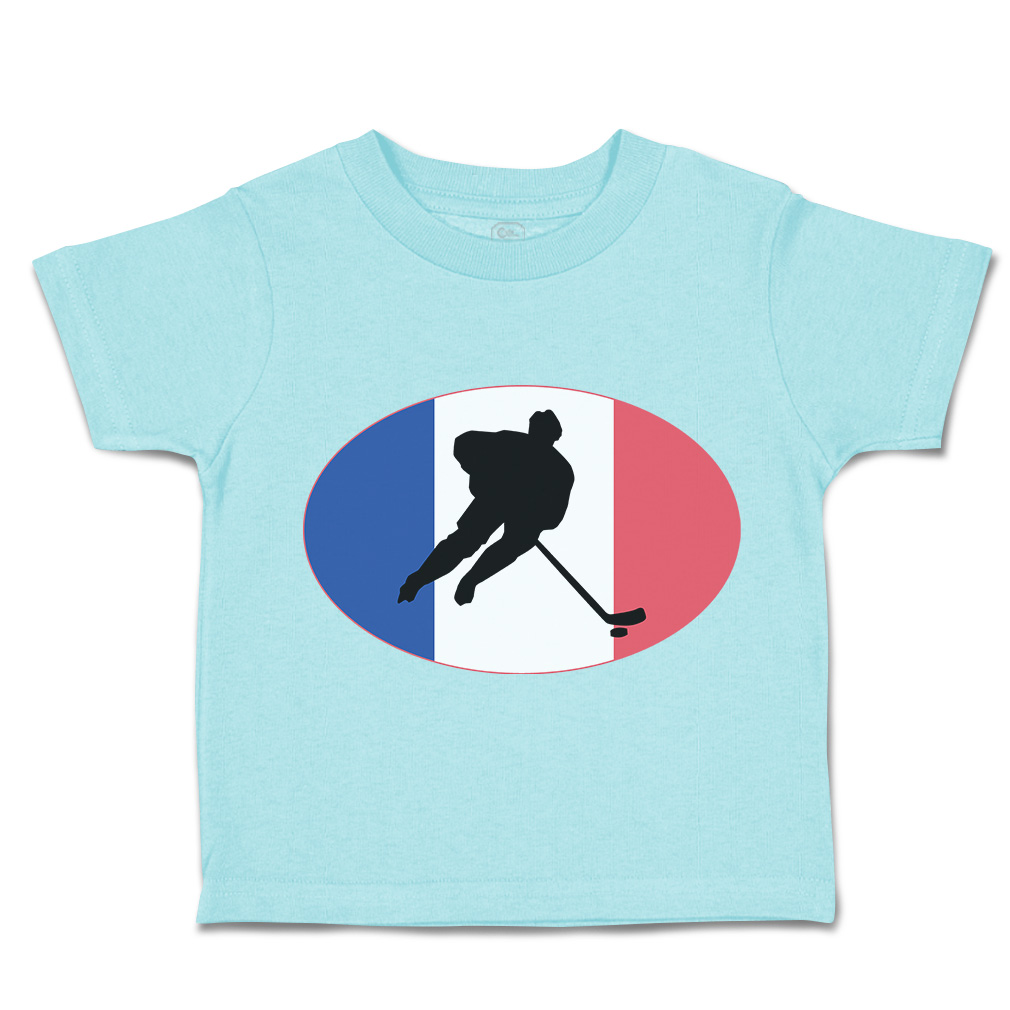 Toddler T-Shirt Hockey Player France Sports Hockey Olympics Boy & Girl Clothes - Picture 18 of 39
