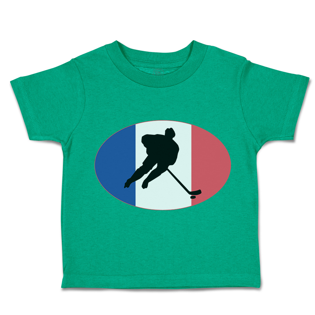 Toddler T-Shirt Hockey Player France Sports Hockey Olympics Boy & Girl Clothes - Picture 36 of 39