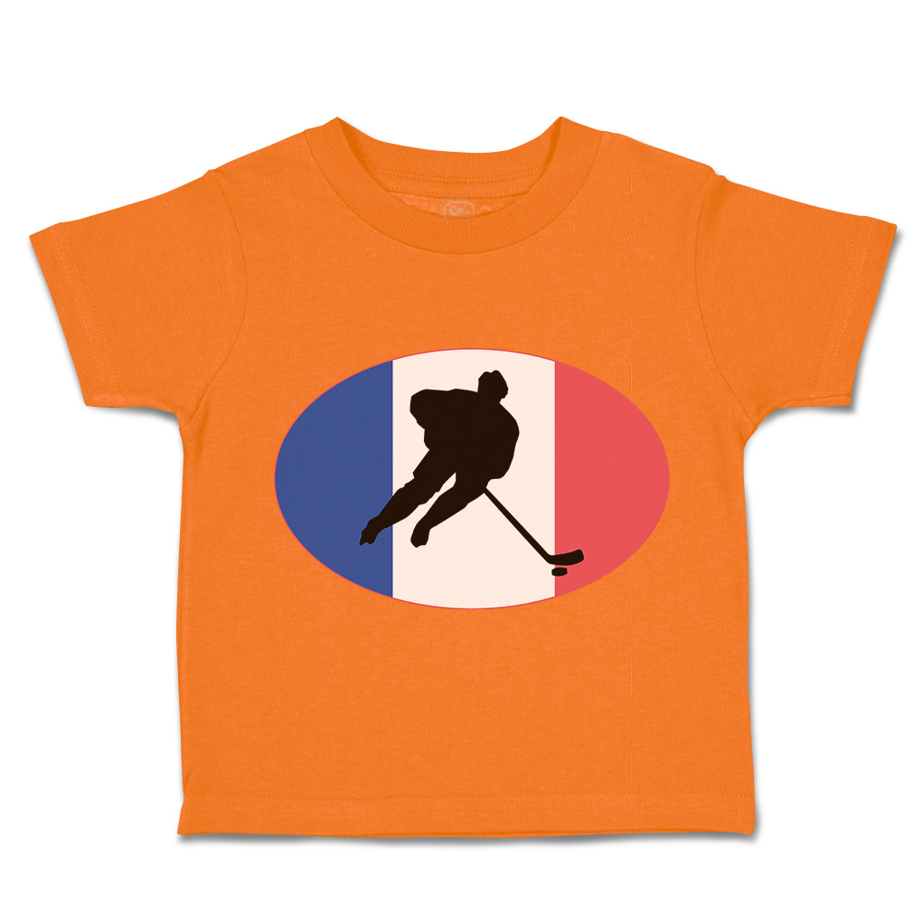 Toddler T-Shirt Hockey Player France Sports Hockey Olympics Boy & Girl Clothes - Picture 24 of 39