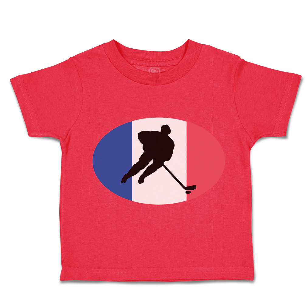 Toddler T-Shirt Hockey Player France Sports Hockey Olympics Boy & Girl Clothes - Picture 26 of 39