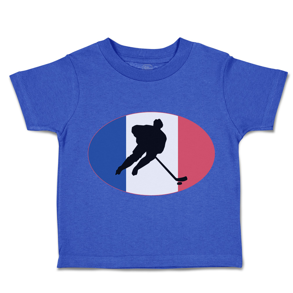 Toddler T-Shirt Hockey Player France Sports Hockey Olympics Boy & Girl Clothes - Picture 12 of 39
