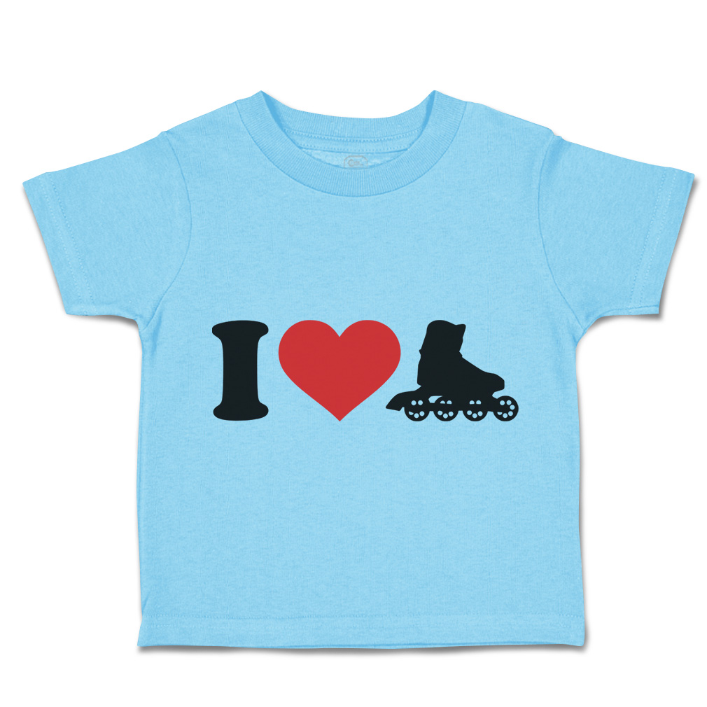 Toddler T-Shirt I Love Roller Skating Olympics Boy & Girl Clothes Cotton - Picture 16 of 39