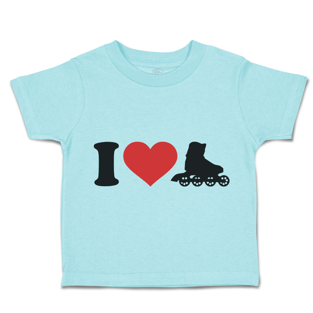 Toddler T-Shirt I Love Roller Skating Olympics Boy & Girl Clothes Cotton - Picture 18 of 39