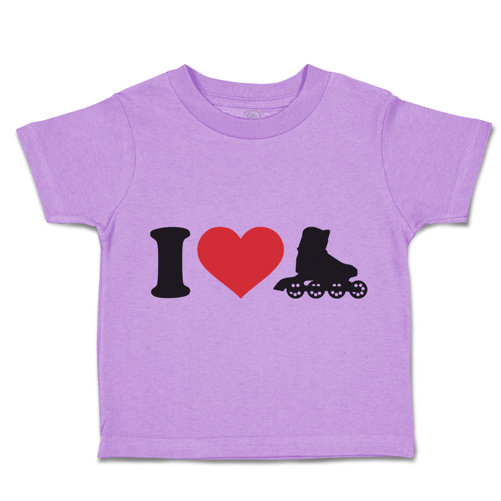 Toddler T-Shirt I Love Roller Skating Olympics Boy & Girl Clothes Cotton - Picture 30 of 39
