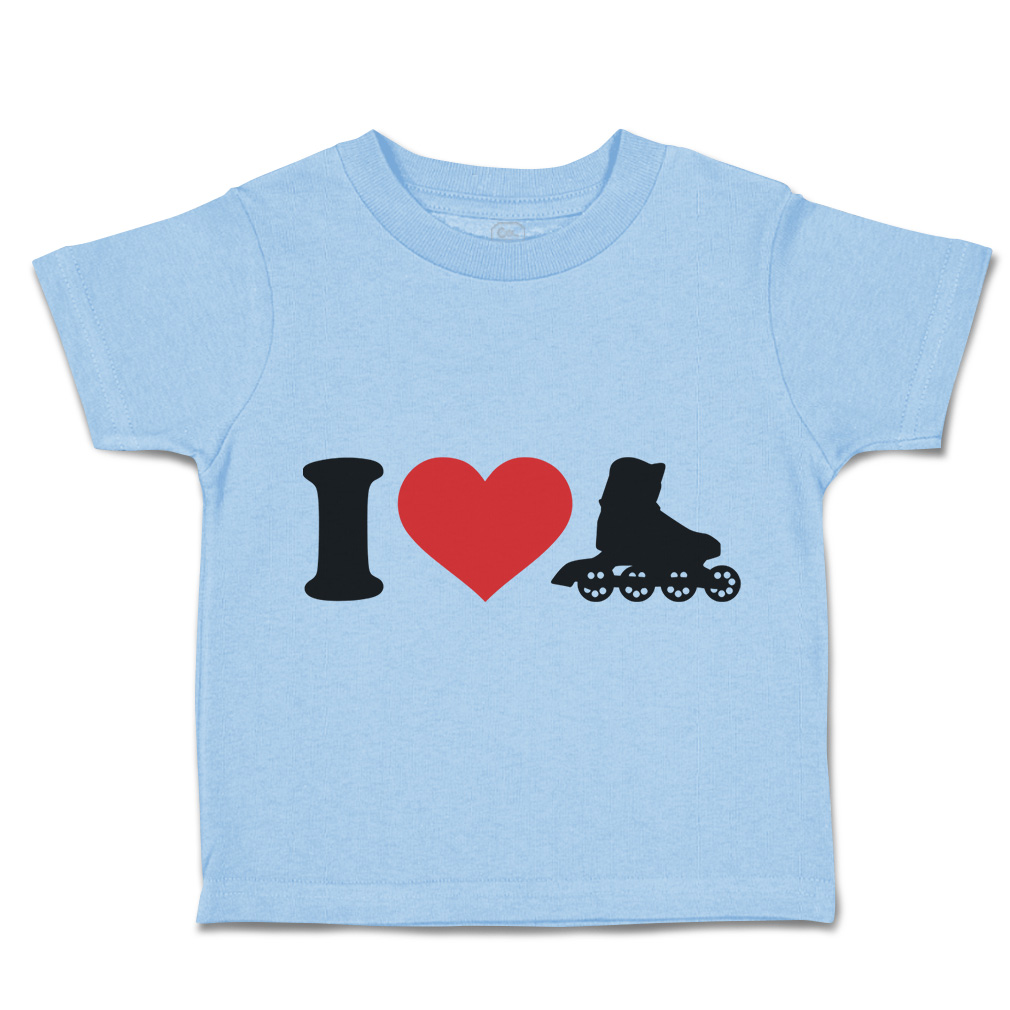 Toddler T-Shirt I Love Roller Skating Olympics Boy & Girl Clothes Cotton - Picture 14 of 39