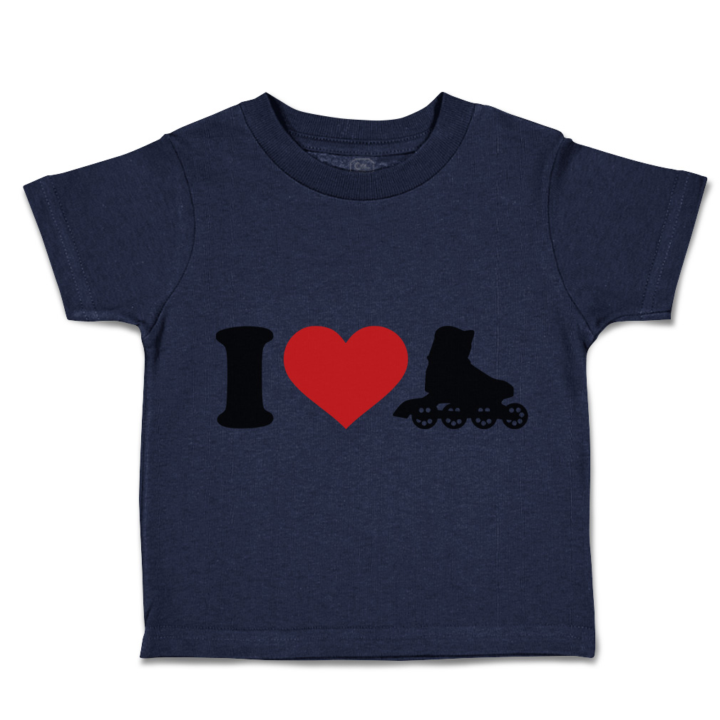 Toddler T-Shirt I Love Roller Skating Olympics Boy & Girl Clothes Cotton - Picture 10 of 39