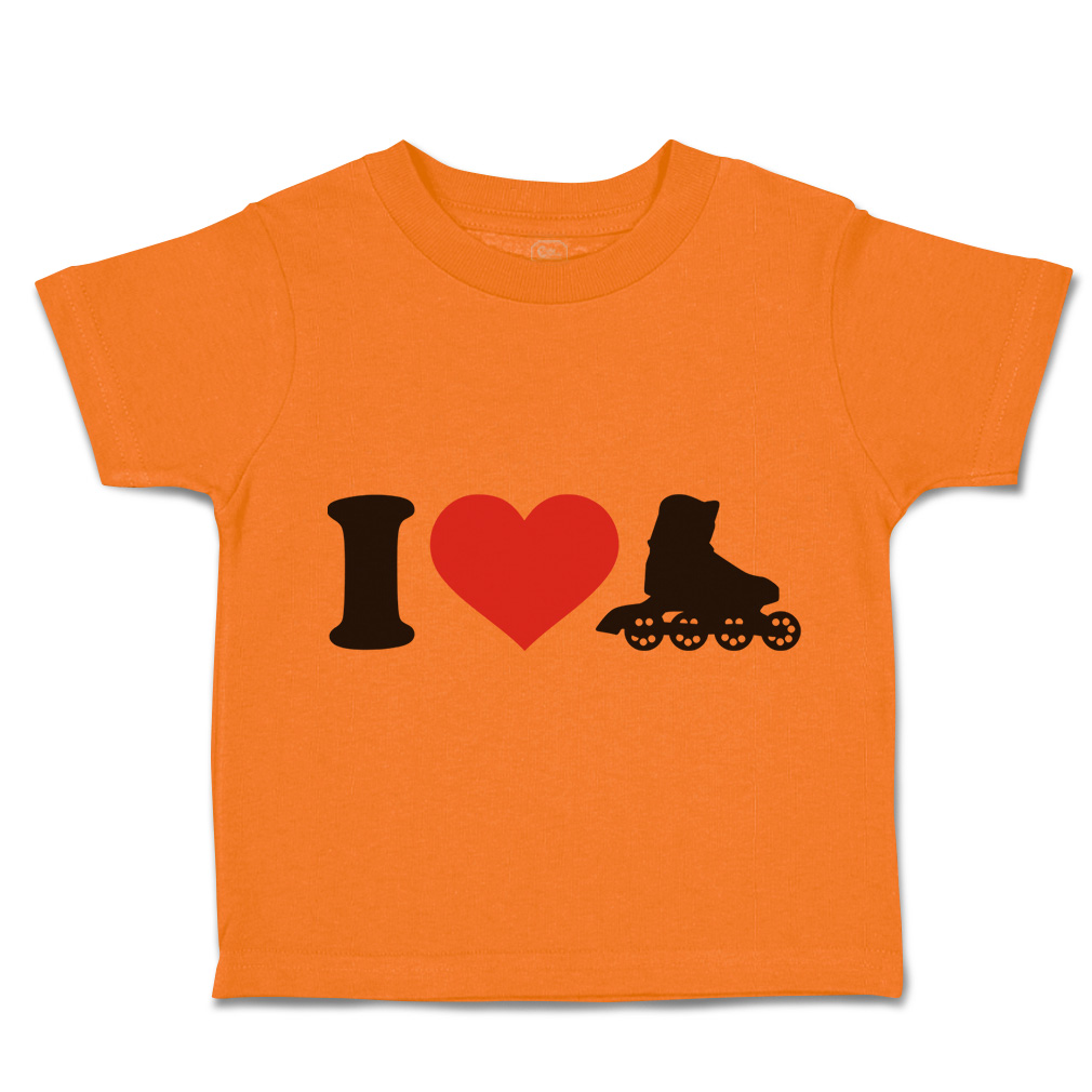 Toddler T-Shirt I Love Roller Skating Olympics Boy & Girl Clothes Cotton - Picture 24 of 39