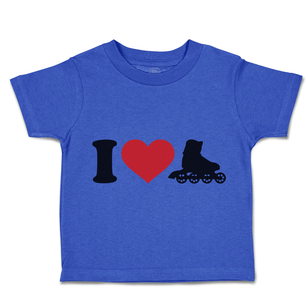 Toddler T-Shirt I Love Roller Skating Olympics Boy & Girl Clothes Cotton - Picture 12 of 39