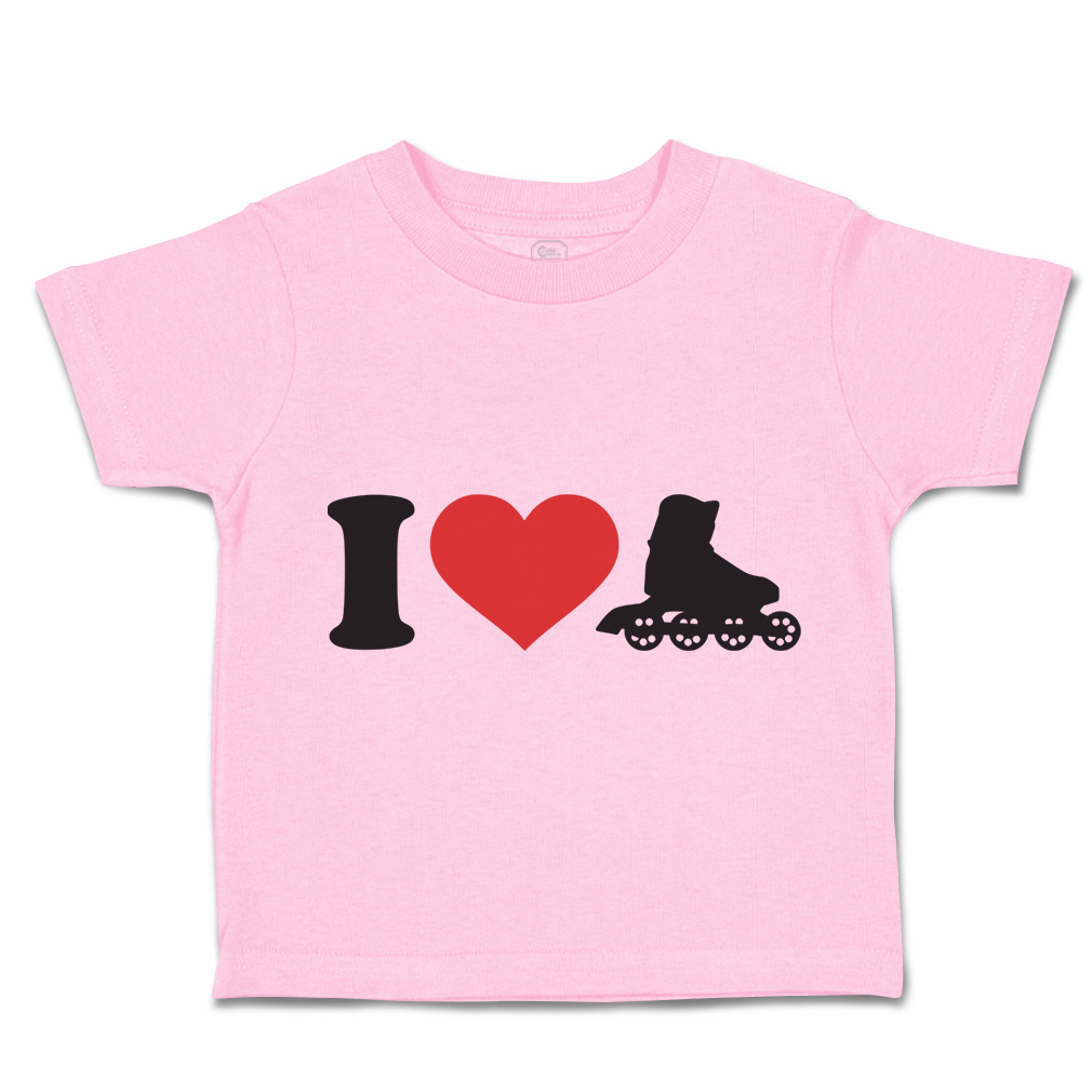 Toddler T-Shirt I Love Roller Skating Olympics Boy & Girl Clothes Cotton - Picture 20 of 39