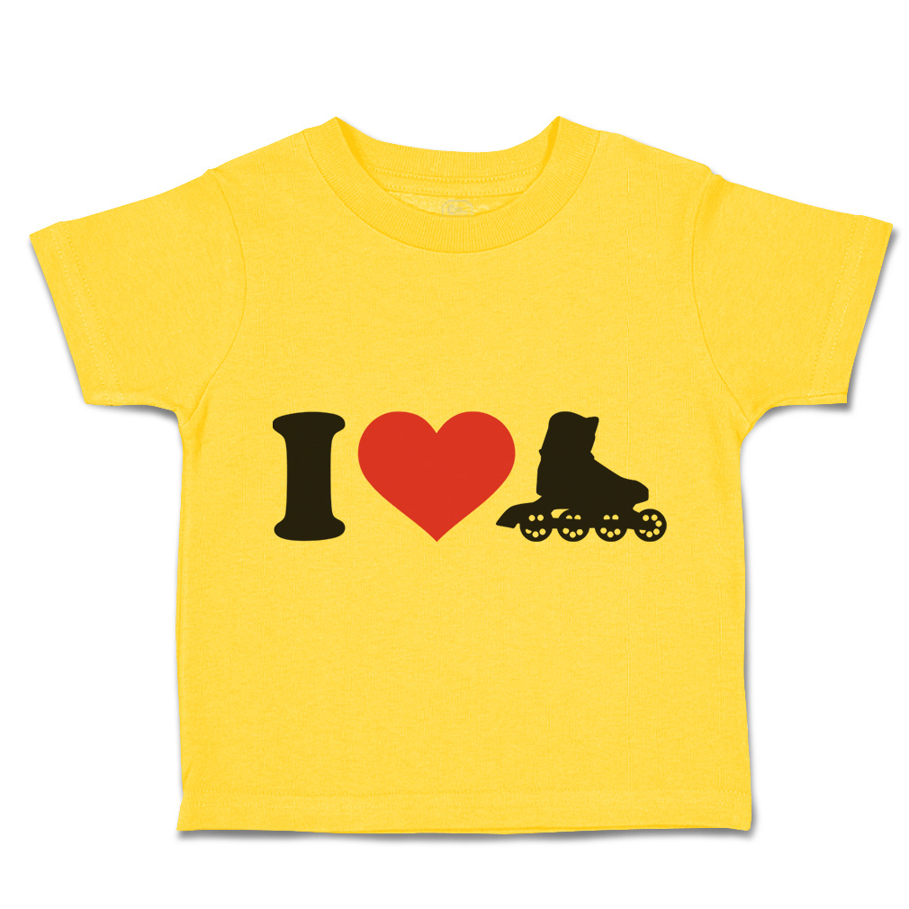 Toddler T-Shirt I Love Roller Skating Olympics Boy & Girl Clothes Cotton - Picture 32 of 39