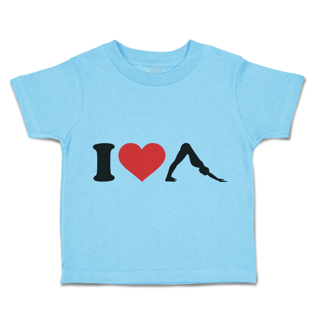 Toddler T-Shirt I Love Yoga Olympics Boy & Girl Clothes Cotton - Picture 16 of 39