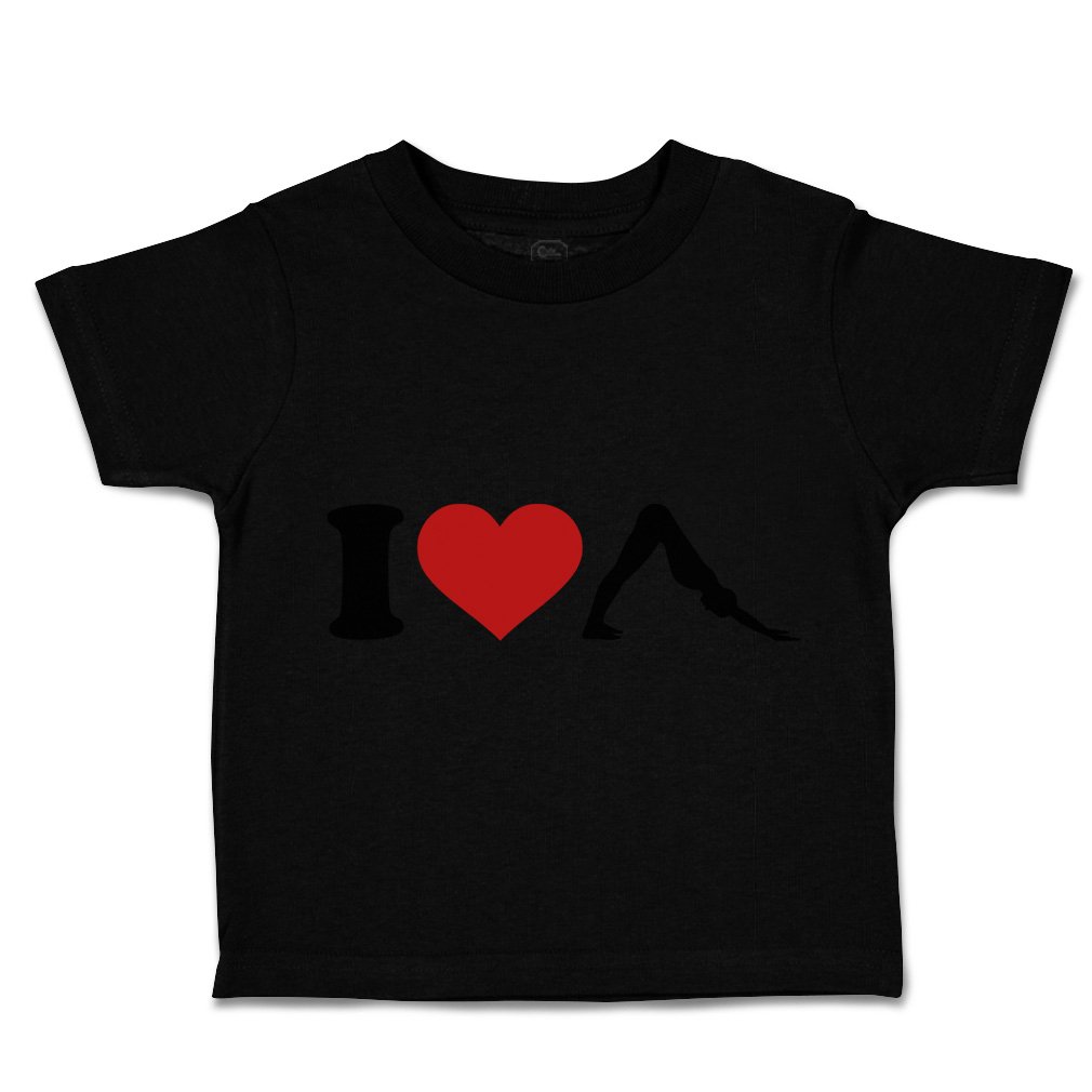 Toddler T-Shirt I Love Yoga Olympics Boy & Girl Clothes Cotton - Picture 8 of 39