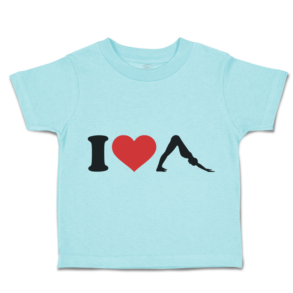 Toddler T-Shirt I Love Yoga Olympics Boy & Girl Clothes Cotton - Picture 18 of 39
