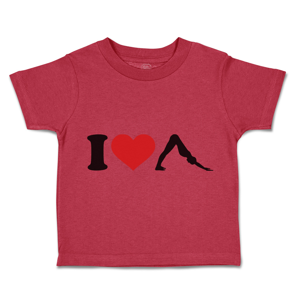 Toddler T-Shirt I Love Yoga Olympics Boy & Girl Clothes Cotton - Picture 28 of 39