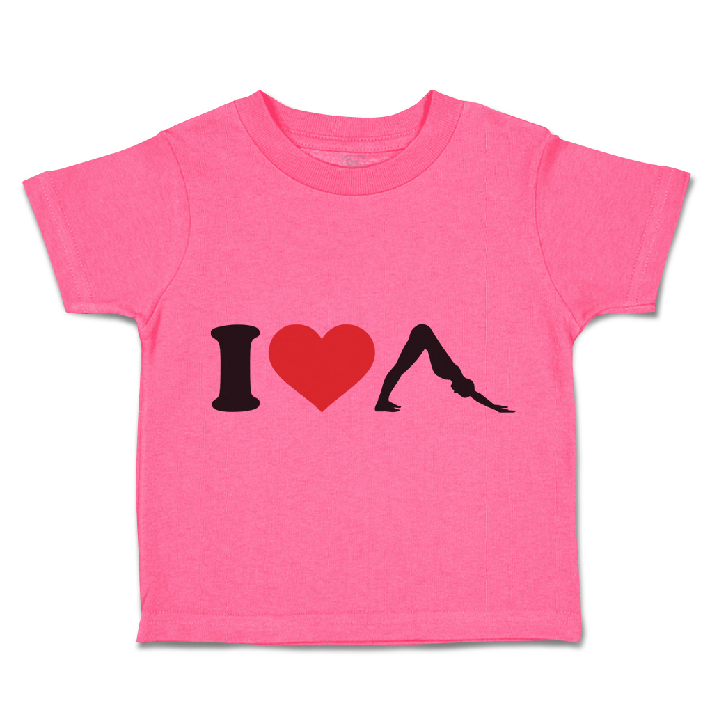 Toddler T-Shirt I Love Yoga Olympics Boy & Girl Clothes Cotton - Picture 22 of 39