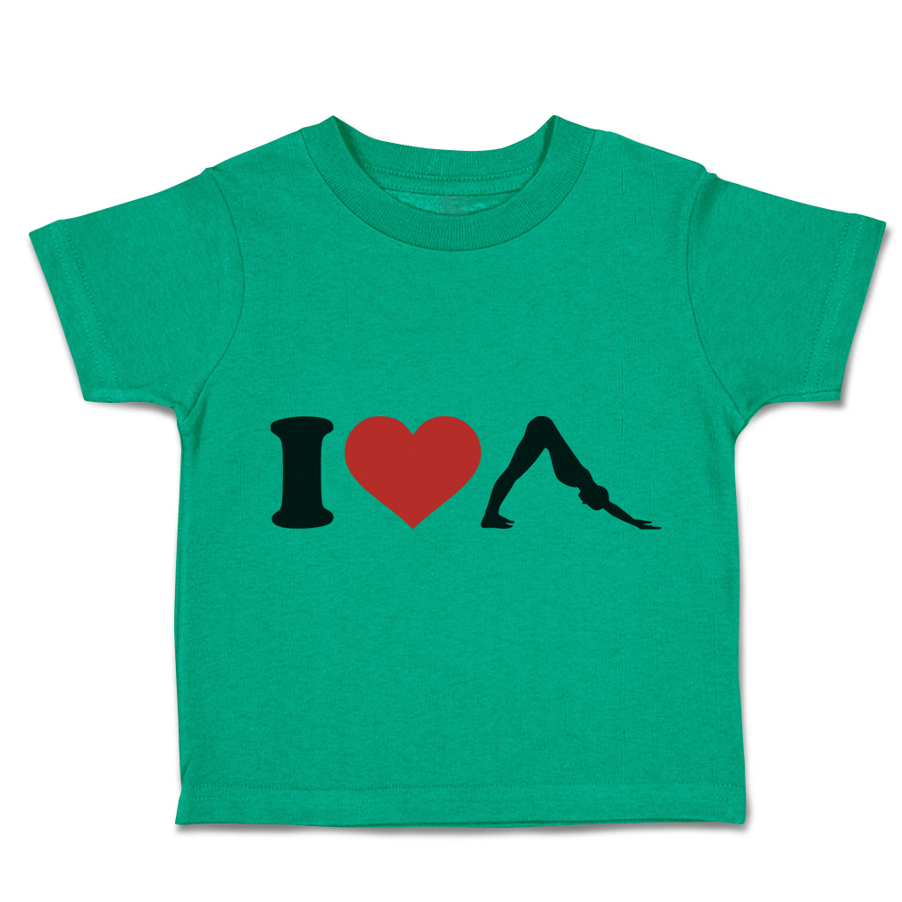 Toddler T-Shirt I Love Yoga Olympics Boy & Girl Clothes Cotton - Picture 36 of 39