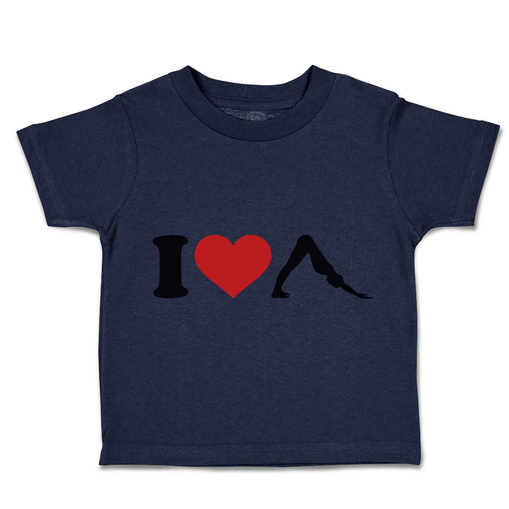 Toddler T-Shirt I Love Yoga Olympics Boy & Girl Clothes Cotton - Picture 10 of 39