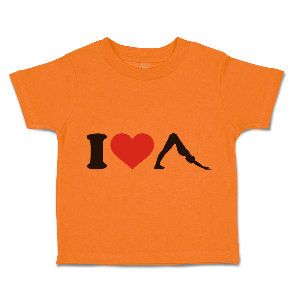 Toddler T-Shirt I Love Yoga Olympics Boy & Girl Clothes Cotton - Picture 24 of 39