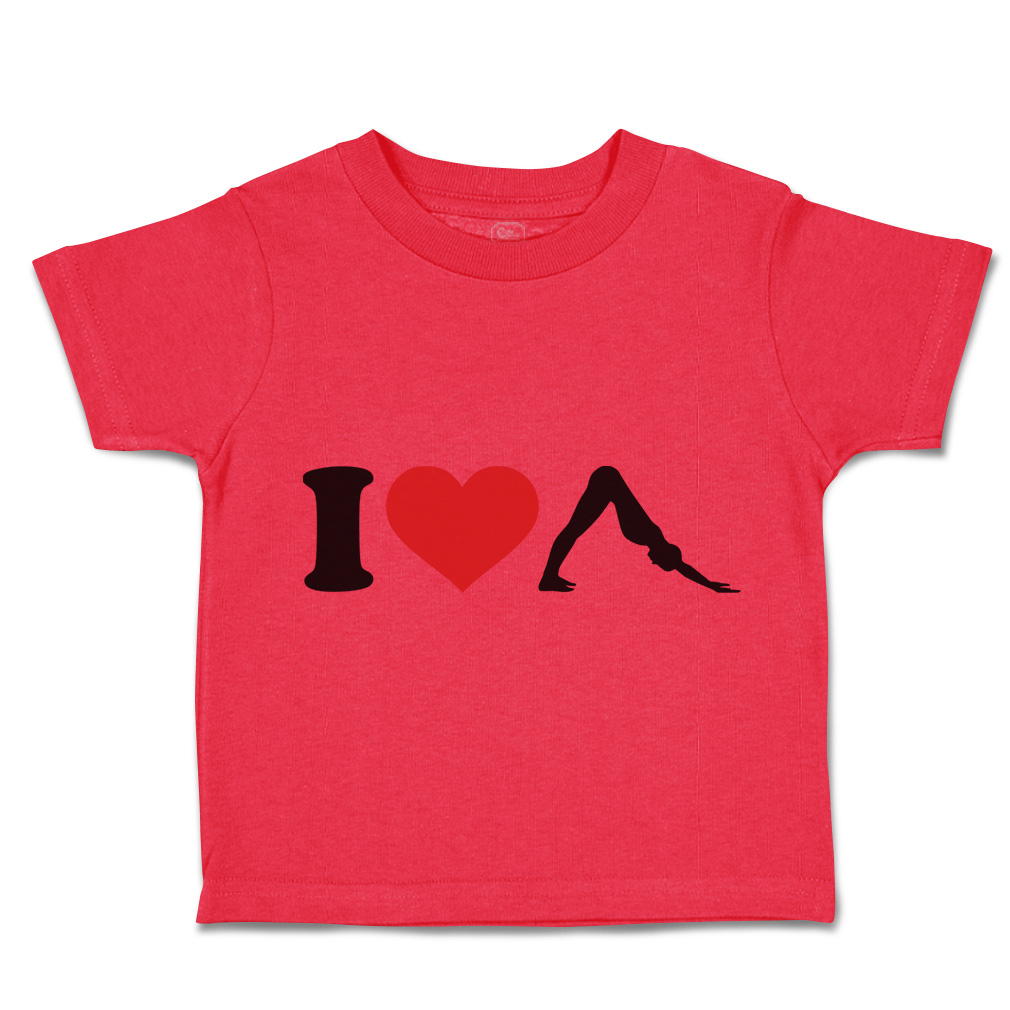 Toddler T-Shirt I Love Yoga Olympics Boy & Girl Clothes Cotton - Picture 26 of 39