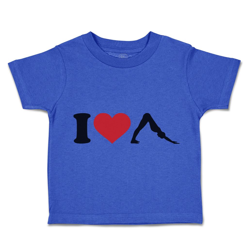 Toddler T-Shirt I Love Yoga Olympics Boy & Girl Clothes Cotton - Picture 12 of 39