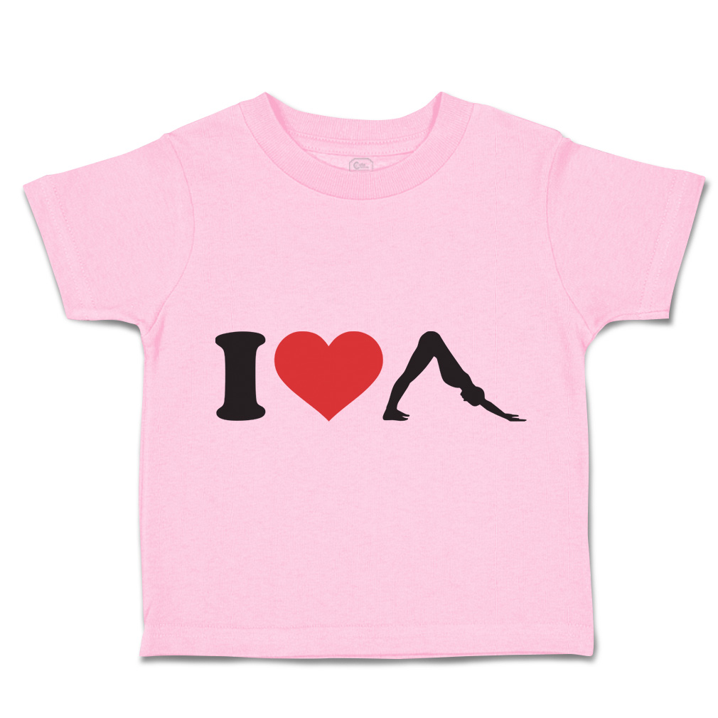 Toddler T-Shirt I Love Yoga Olympics Boy & Girl Clothes Cotton - Picture 20 of 39